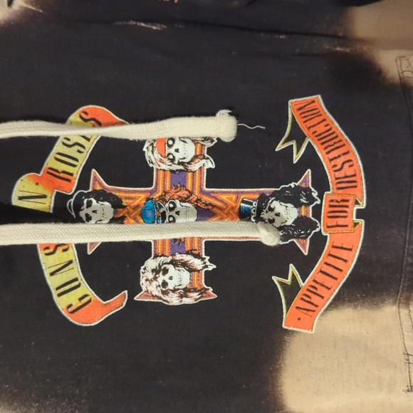 Guns N' Roses distressed hoodie - Picture 3 of 14